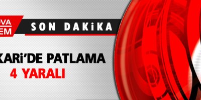 Hakkari'de patlama