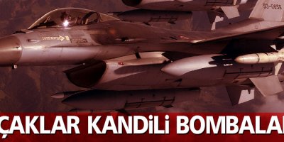 Uçaklar Kandil'i bombaladı