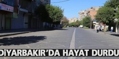 Diyarbakır'da hayat durdu