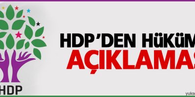 HDP'den hükümet kararı
