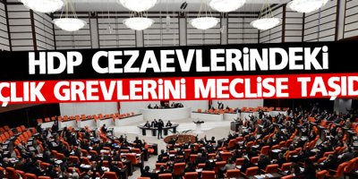 HDP Cezaevlerindeki açlık grevlerini meclise taşıdı
