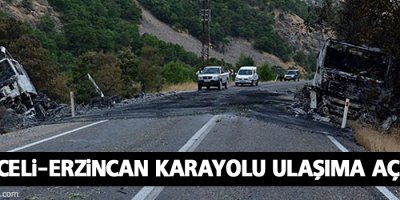 Tunceli- Erzincan ve Ovacık karayolu ulaşıma açıldı