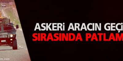 Cizre’de zırhlı araç geçişi sırasında patlama