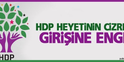 HDP heyetinin Cizre'ye girişine engel