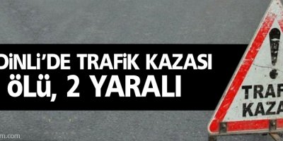 Şemdinli'de kaza: 1 ölü, 2 yaralı