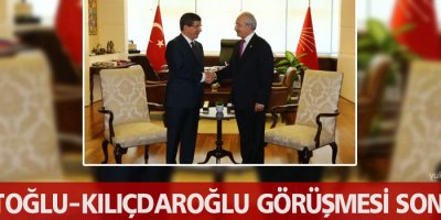 Davutoğlu-Kılıçdaroğlu görüşmesi sona erdi