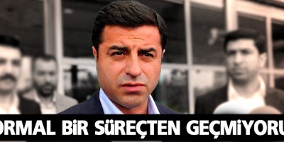Demirtaş: Kendi Çocuklarımıza sarılmaktan utanıyoruz