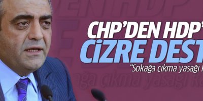 CHP'den HDP'ye Cizre desteği