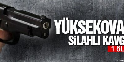 Yüksekova'da Silahlı kavga, 1 ölü