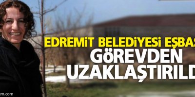 Edremit Belediyesi Eşbaşkanı görevden uzaklaştırıldı