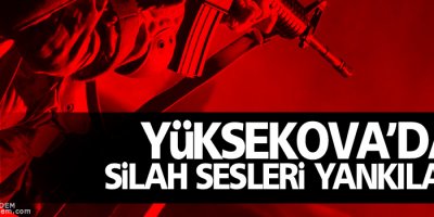 Yüksekova'da silah sesleri