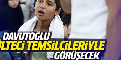 Davutoğlu sığınmacılarla görüşecek