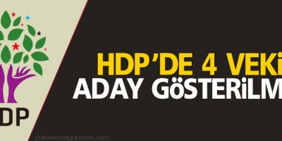 HDP'de 4 vekil gitti!