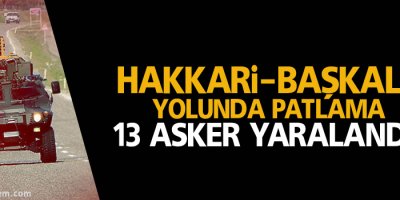 Hakkari-Başkale yolunda patlama