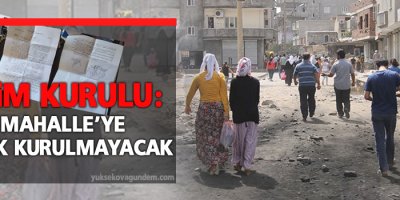 3 Mahalle'ye sandık kurulmayacak