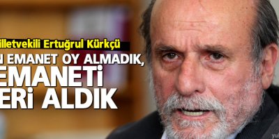 CHP’den emanet oy almadık, emaneti geri aldık