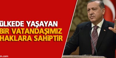 Erdoğan'dan Vatandaş açıklaması