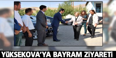 Yüksekova'ya Bayram ziyareti