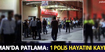Batman’da patlama: 1 polis hayatını kaybetti