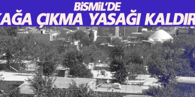 Bismil'de sokağa çıkma yasağı kaldırıldı