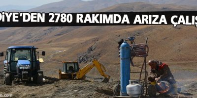 Belediye’den 2780 rakımda arıza çalışması