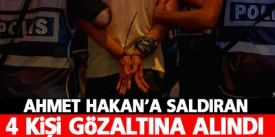 Ahmet Hakan'a saldıran 4 kişi gözaltında