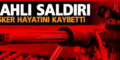 Silahlı Saldırı: 2 asker hayatını kaybetti