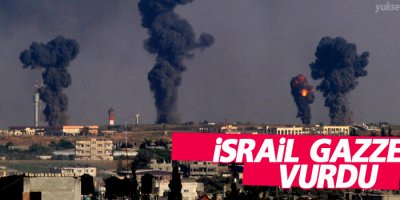 İsrail'den Gazze'ye hava saldırısı