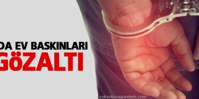 Iğdır'da 9 gözaltı