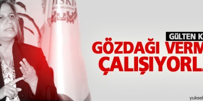 Kışanak: Gözdağı vermeye çalışıyorlar