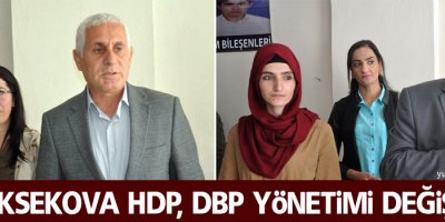 Yüksekova HDP, DBP yönetimi değişti