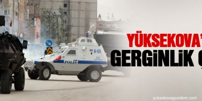 Yüksekova'da gerginlik çıktı
