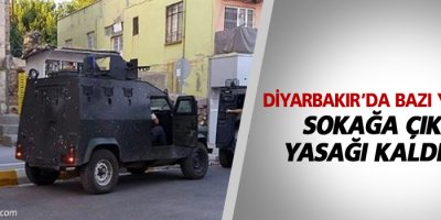 Bazı yerlerde sokağa çıkma yasağı kaldırıldı