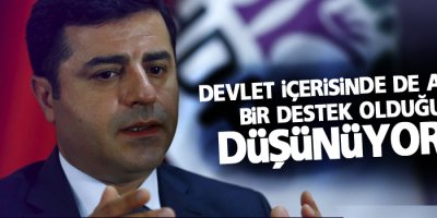 Demirtaş:Devlet içerisinde de...