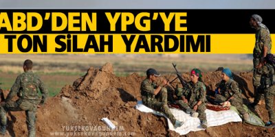ABD'den YPG'ye 50 ton silah desteği