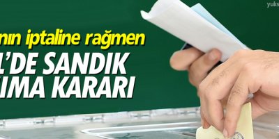 İdil’de sandık taşıma kararı
