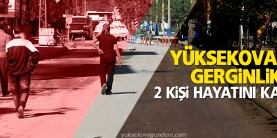 Yüksekova'da 2 kişi yaşamını yitirdi