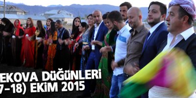 Yüksekova Düğünleri (17-18) Ekim 2015