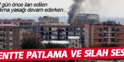 Silvan güne silah ve patlama sesleriyle başladı