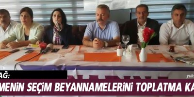 Mahkemenin seçim beyannamelerini toplatma kararı...