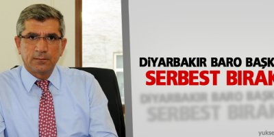 Diyarbakır Baro Başkanı Elçi serbest bırakıldı