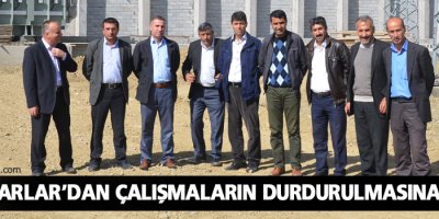 Muhtarlar'dan Çalışmaların durdurulmasına tepki