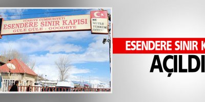 Esendere Gümrük Kapısı açıldı