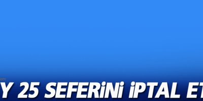 THY 25 seferini iptal etti