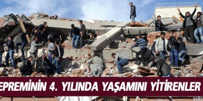 Van depreminin 4. yılında yaşamını yitirenler anıldı