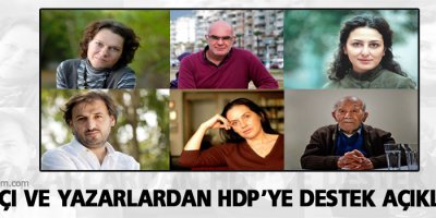 Sanatçı ve yazarlardan HDP’ye destek açıklaması