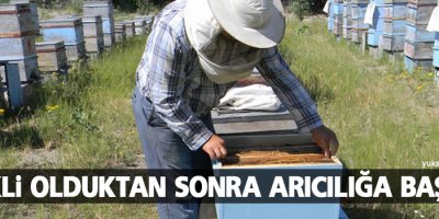 Emekli olduktan sonra arıcılığa başladı