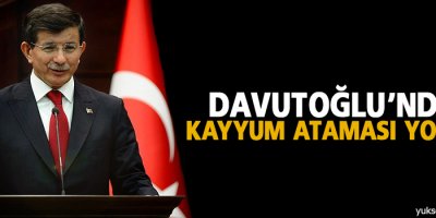 Davutoğlu'ndan kayyum ataması yorumu
