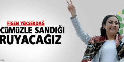 Yüksekdağ: Özgücümüzle sandığı koruyacağız