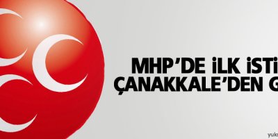 MHP'de ilk istifa Çanakkale'den geldi